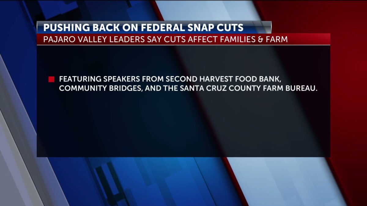 Pajaro Valley Collaborative rally Monday to raise awareness about SNAP budget cuts
