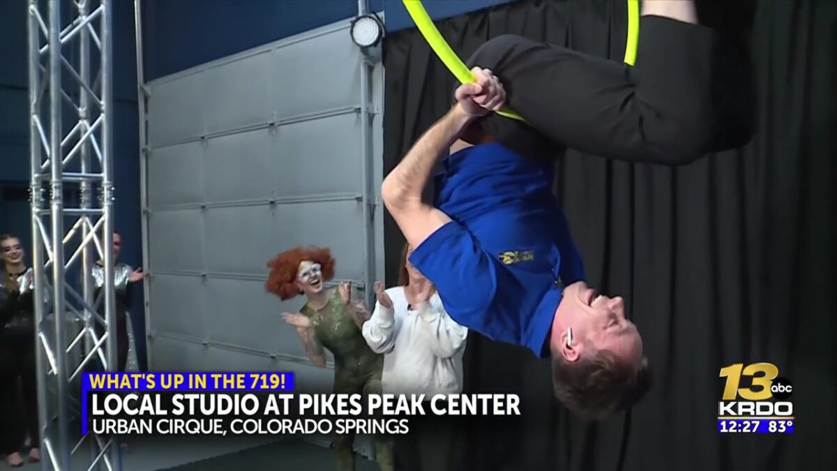 Local acrobat studio performing at Pikes Peak Center