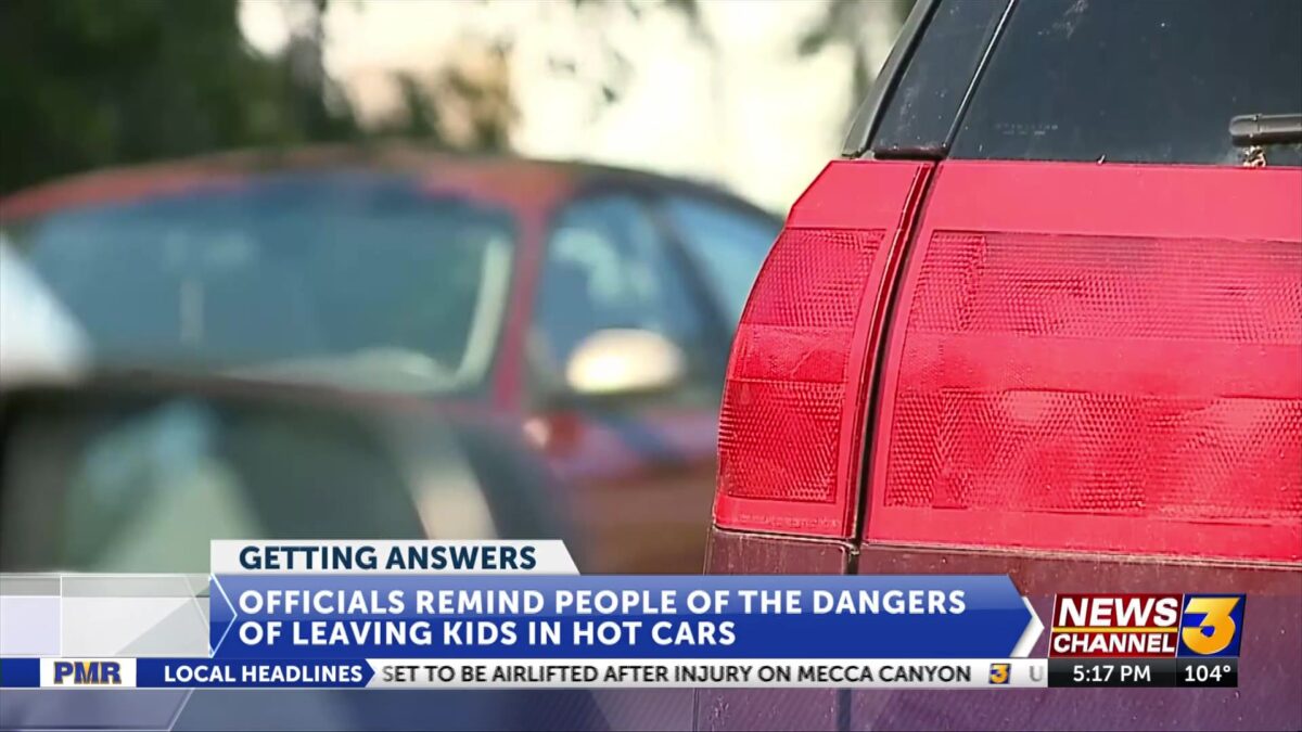 Local officials remind the community to not leave kids