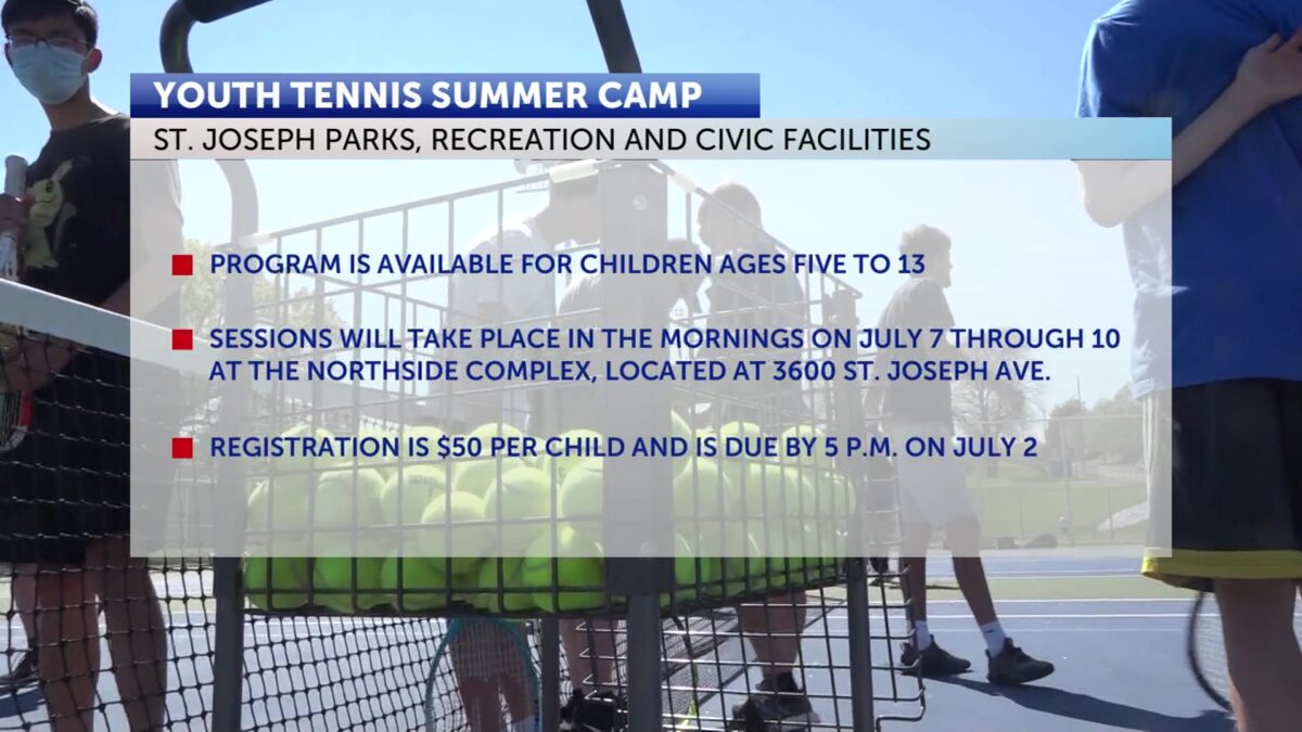 Registration opens for youth tennis lessons