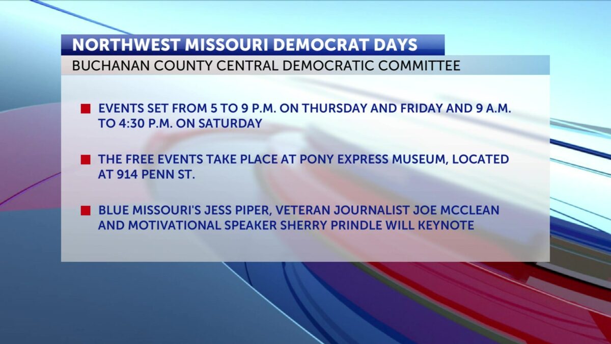 Northwest Missouri Democrat Days events announced