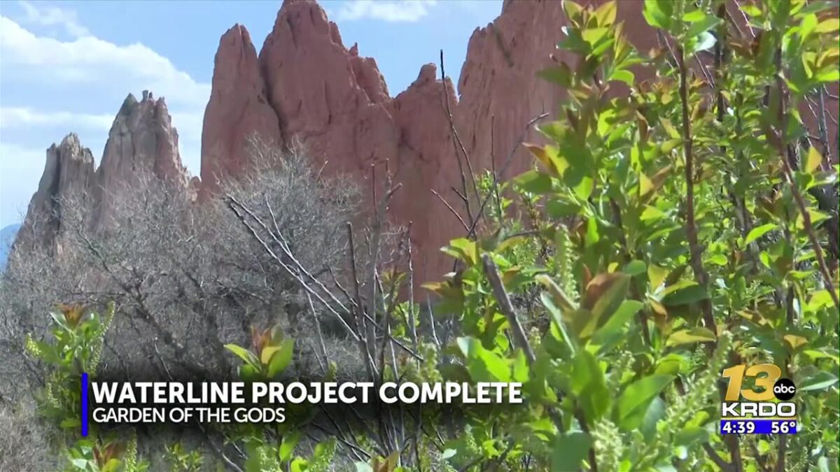 City of Colorado Springs completes Garden of the Gods waterline project