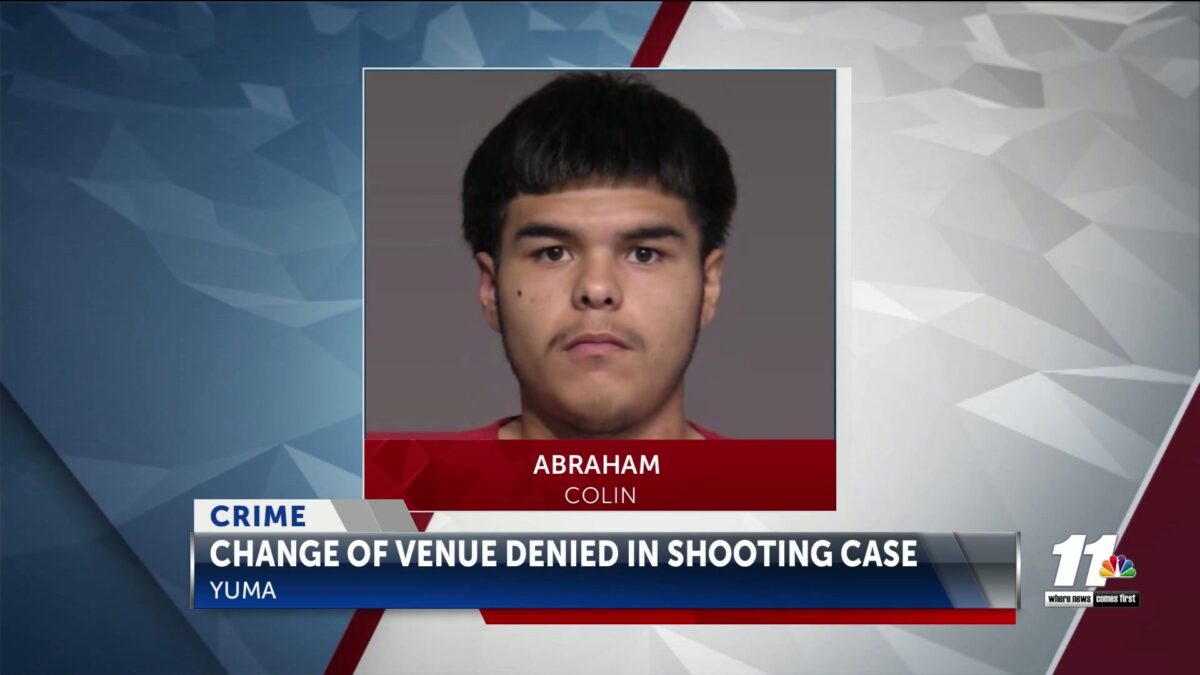 Venue change denied in trial of suspect involved in Yuma house party shooting