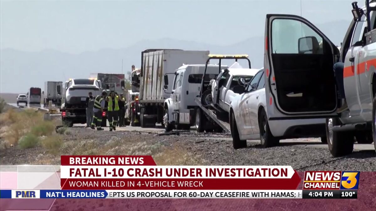 Riverside woman killed in four-vehicle crash on I-10 near Chiriaco Summit