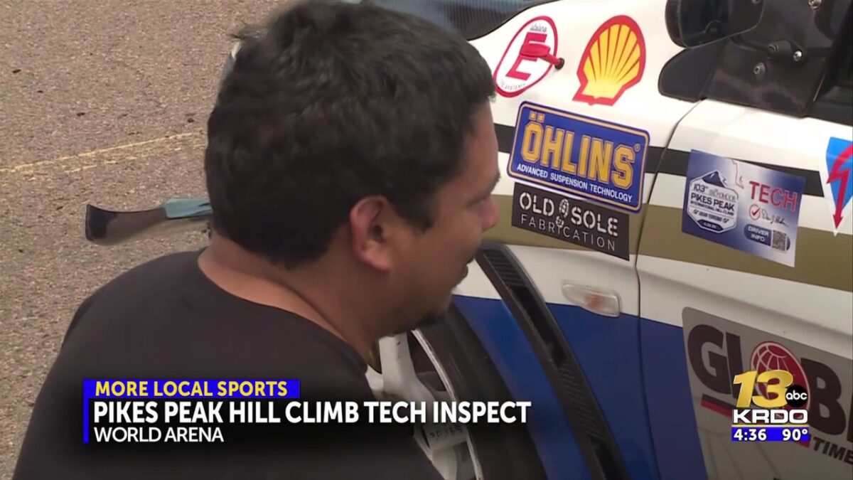 Tech inspection for the Pikes Peak Hill Climb means more to one driver