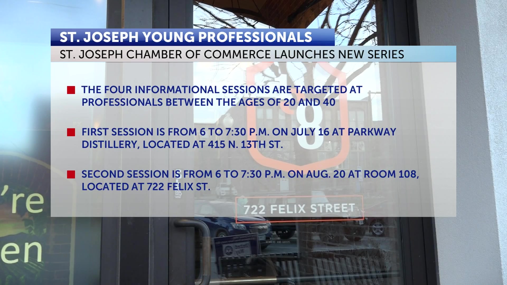 Chamber of Commerce to begin ‘Young Professionals’ information sessions