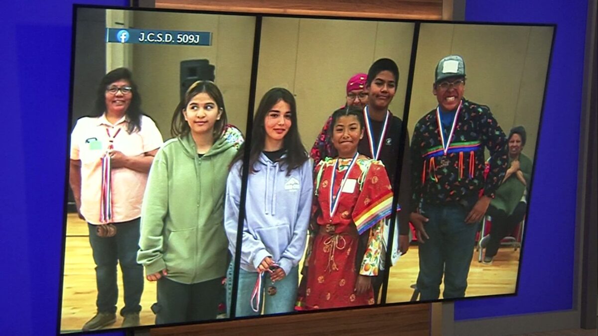 Students keep the culture of the Confederated Tribes of Warm Springs alive