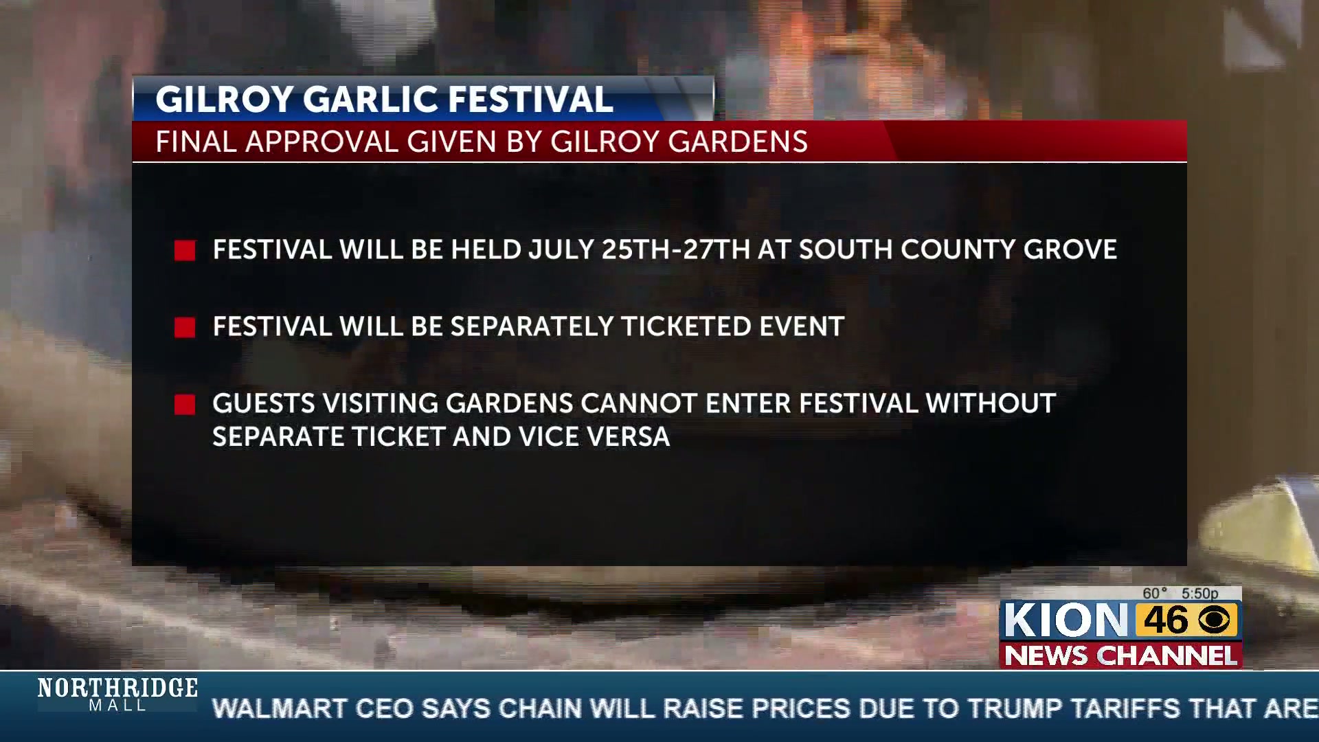 Gilroy Garlic Festival Association announces tickets for 2025 are sold out