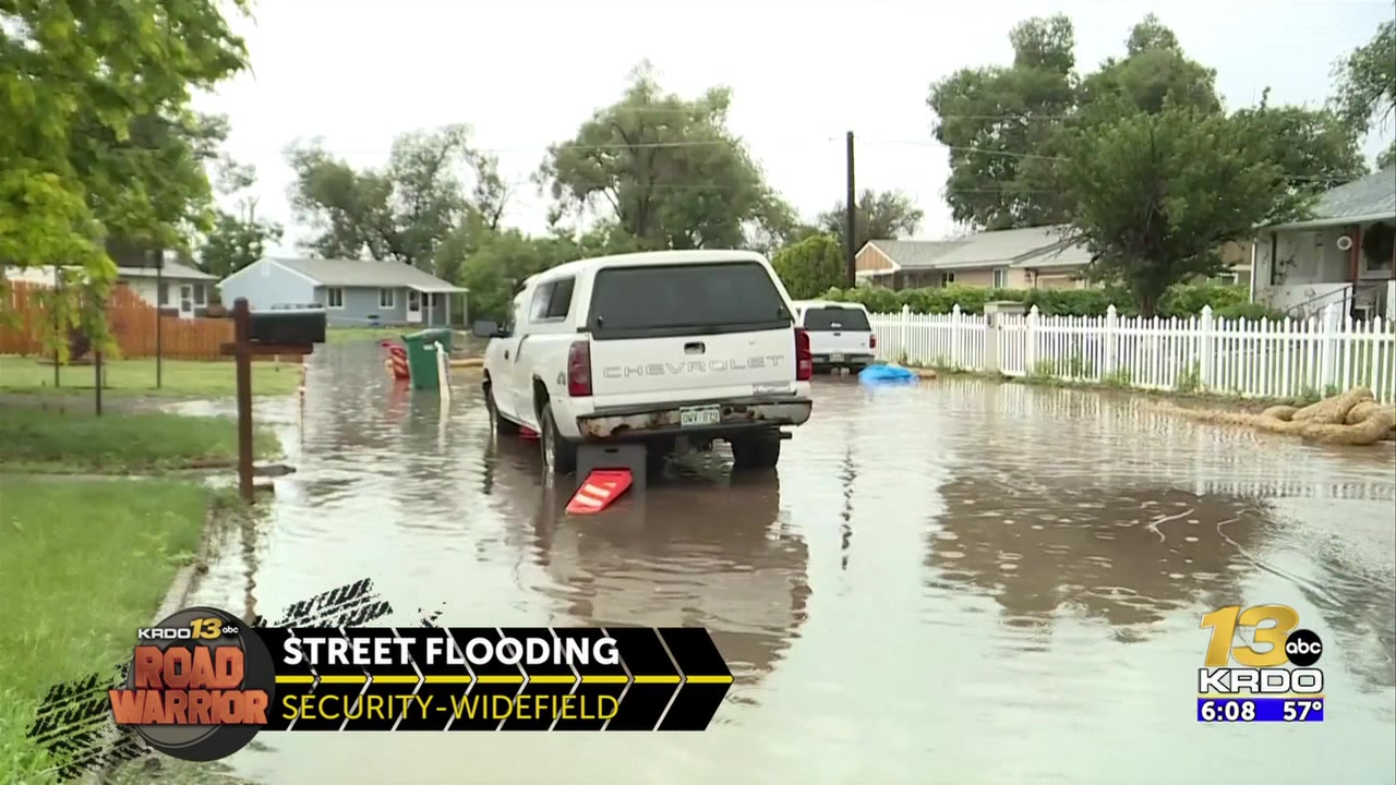 Some residents of Security-Widefield eagerly await street repaving while coping with flash flooding