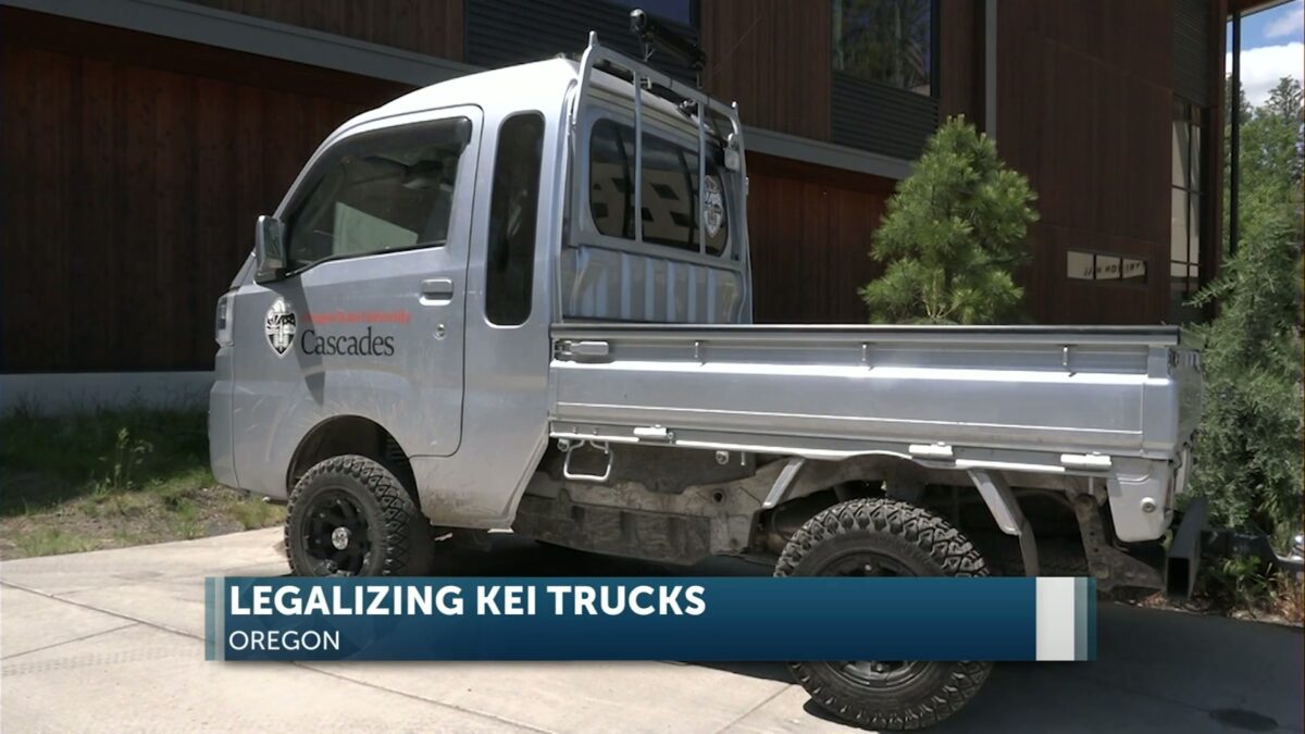 State Senator Broadman proposes legalizing small Kei trucks in Oregon; national group disputes safety concerns