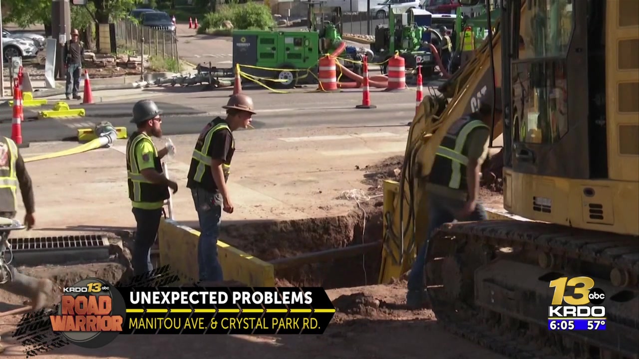 Emergency sewer line repair in Manitou Springs to take longer than expected