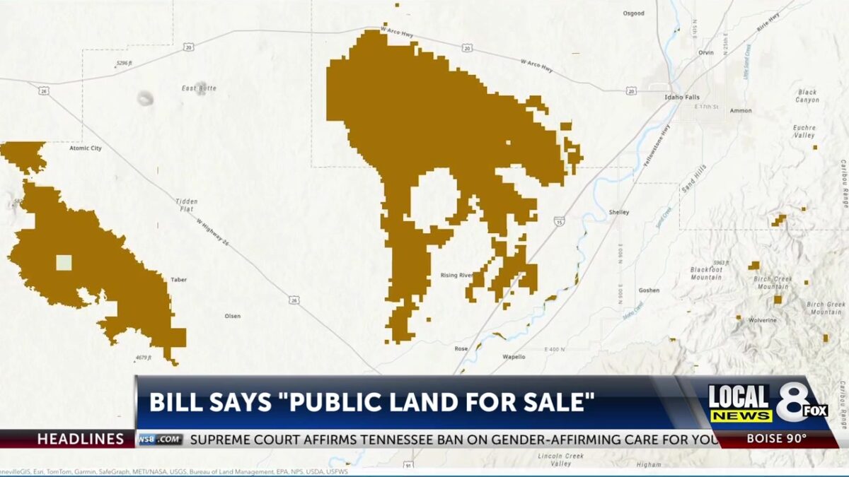 Senate bill says “public land for sale!”