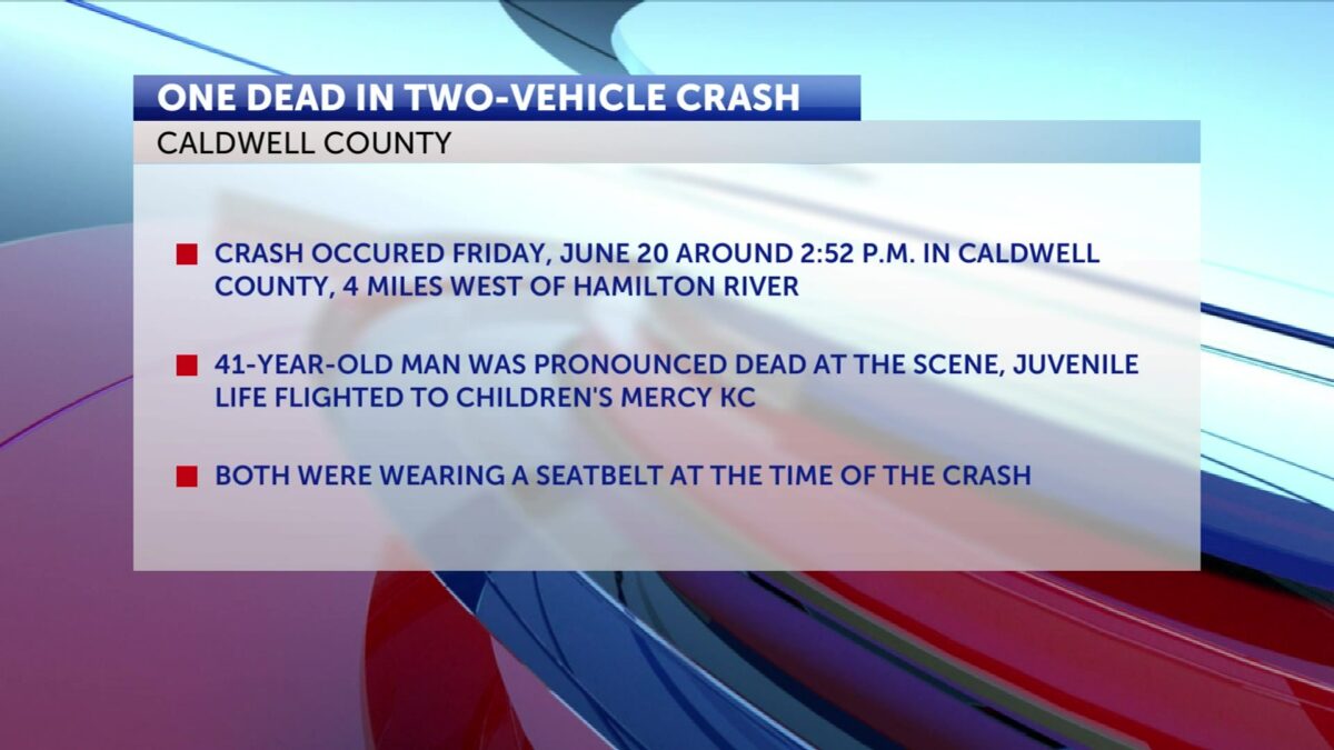 One dead in Caldwell County crash
