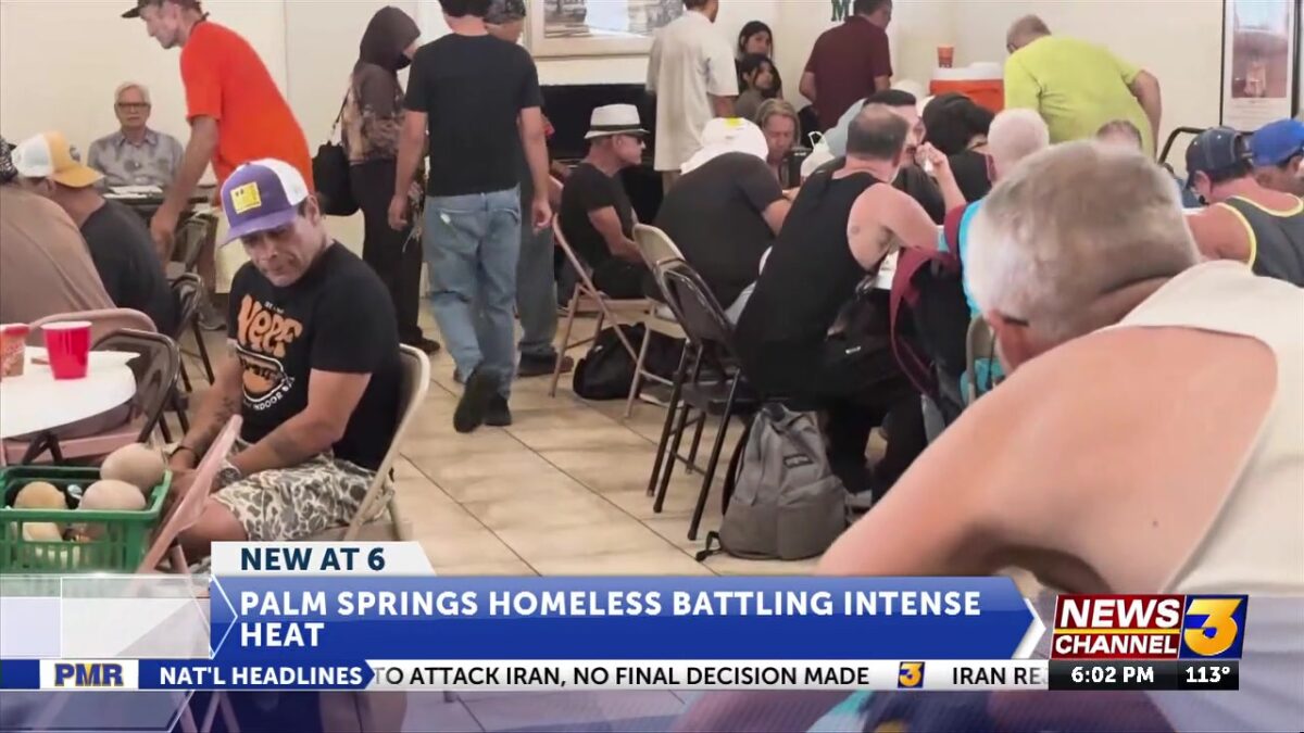 Palm Springs homeless battling intense heat