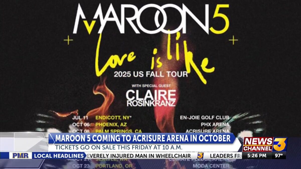 Maroon 5 brings their ‘Moves like Jagger’ to the Coachella Valley