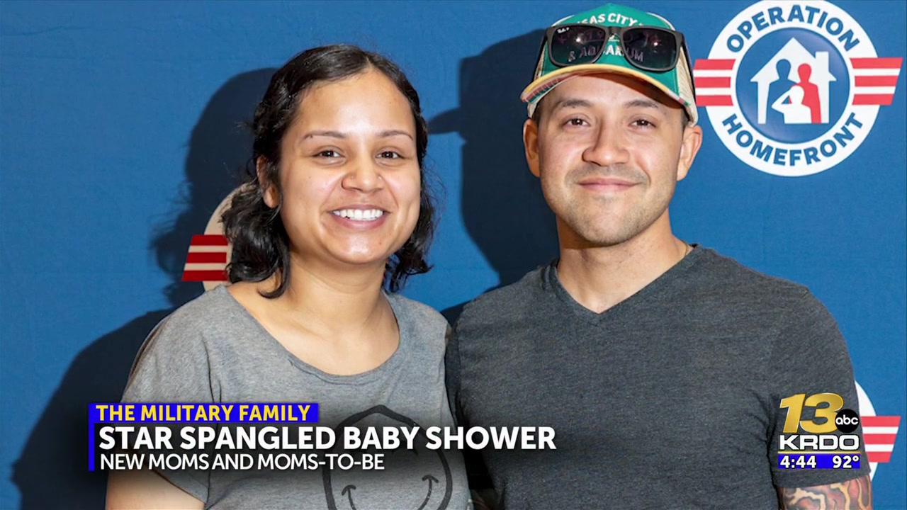 THE MILITARY FAMILY: Baby Shower for military members far from support system