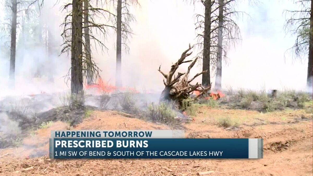 Crews conduct over 270 acres of prescribed burns near Bend