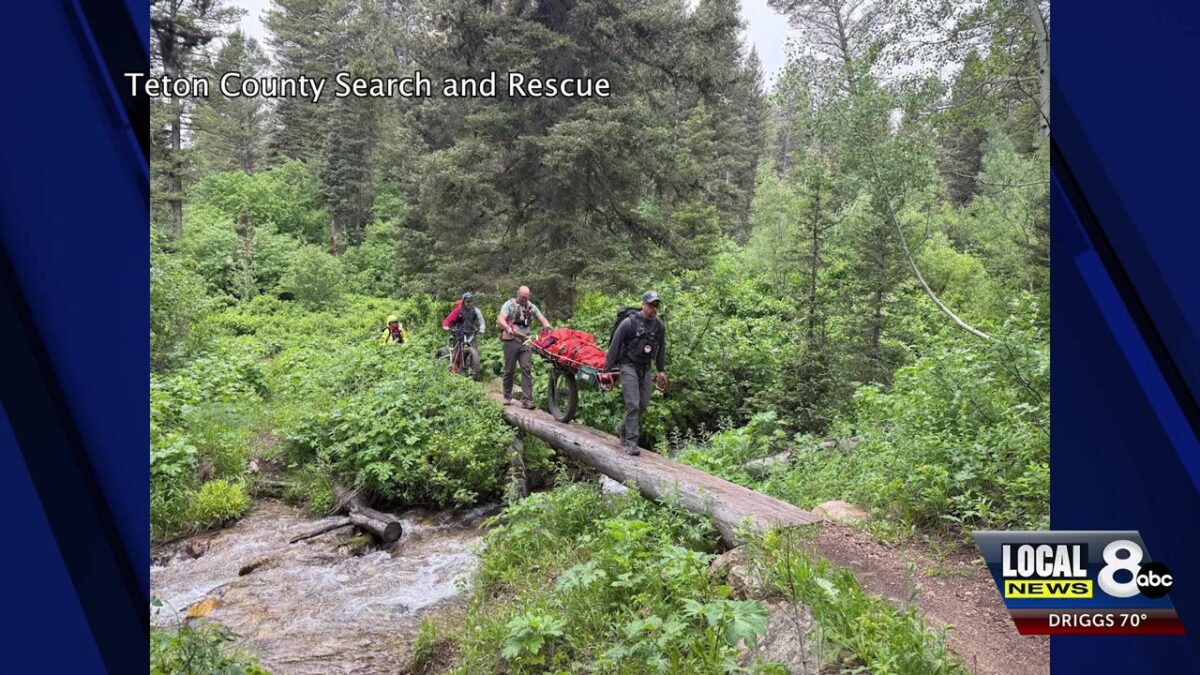 Teton County Search and Rescue aids injured runner in Phillips Canyon