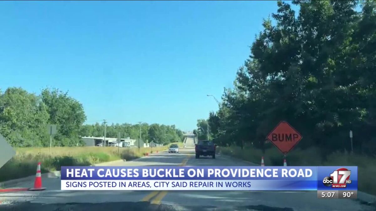 Portion of Providence Road to close Tuesday as crews fix pavement ‘buckle’