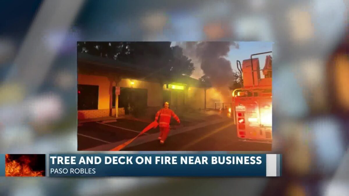 Fire crews put out fire at Paso Robles business