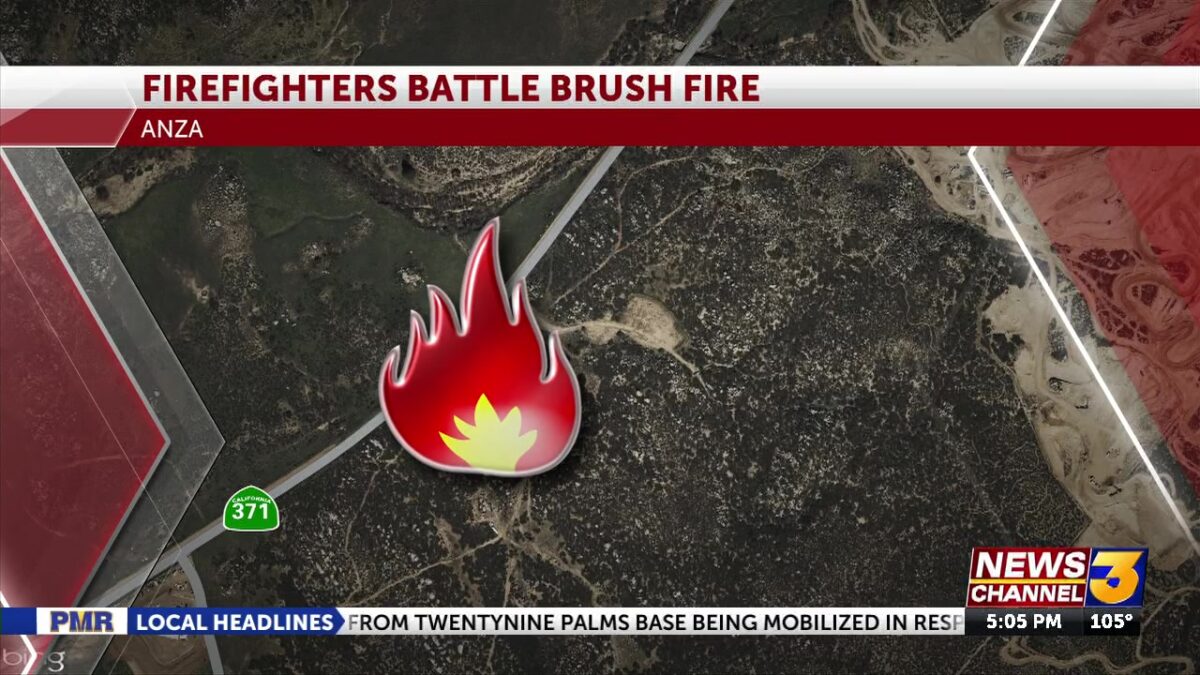 Anza Fire: 175 acres