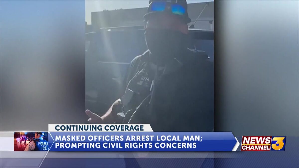 Masked officers arrest man in Cathedral City