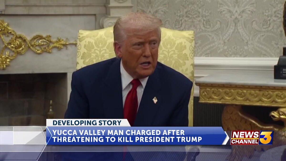 Yucca Valley man charged with threatening to kill President Trump
