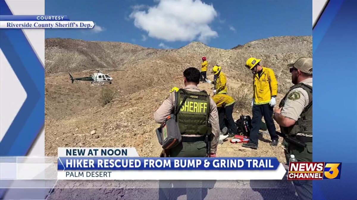 Hiker rescued after medical issue on Palm Desert trail