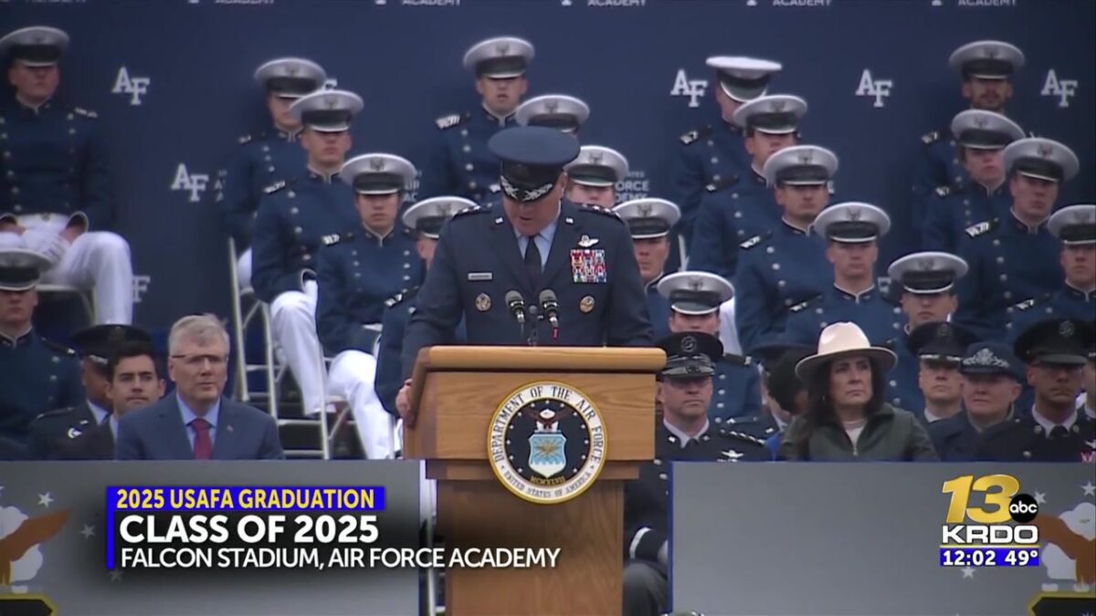 WATCH: U.S. Air Force Academy graduation; Airshow canceled