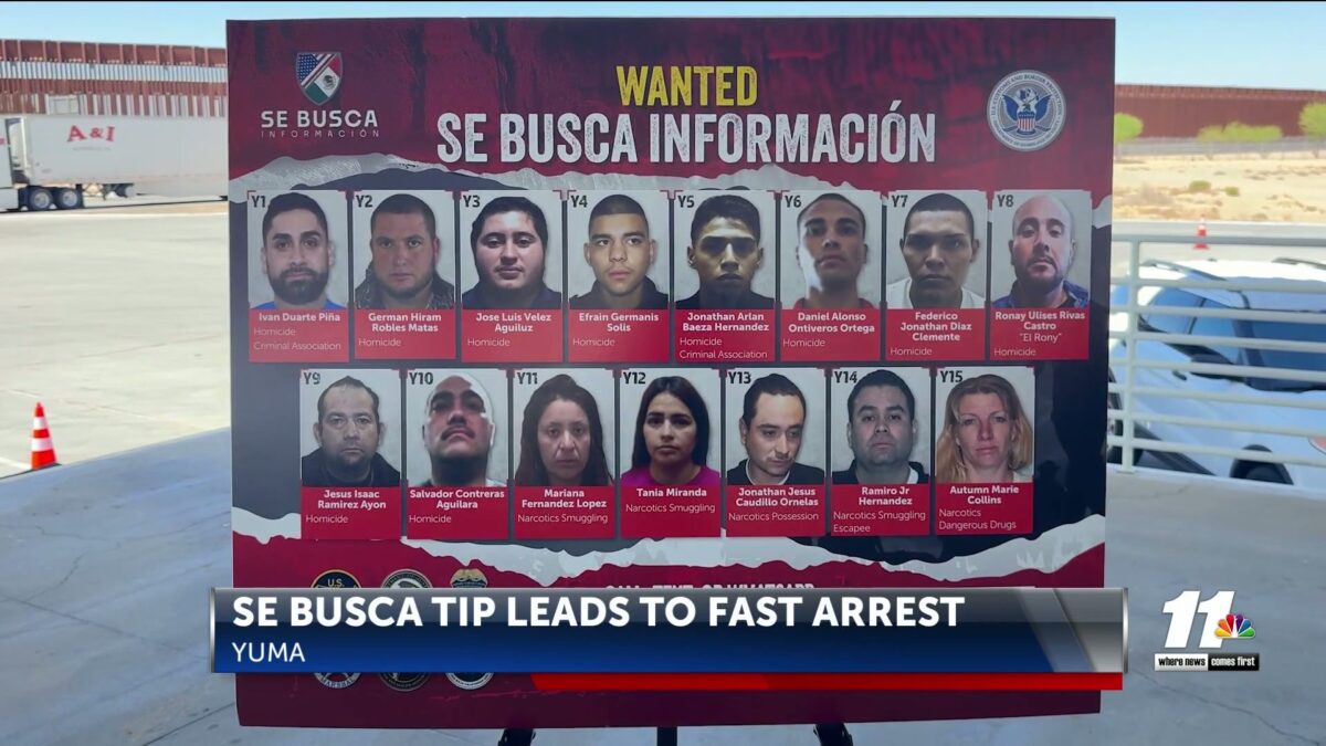 First arrest made since U.S.-Mexico collaboration campaign launch