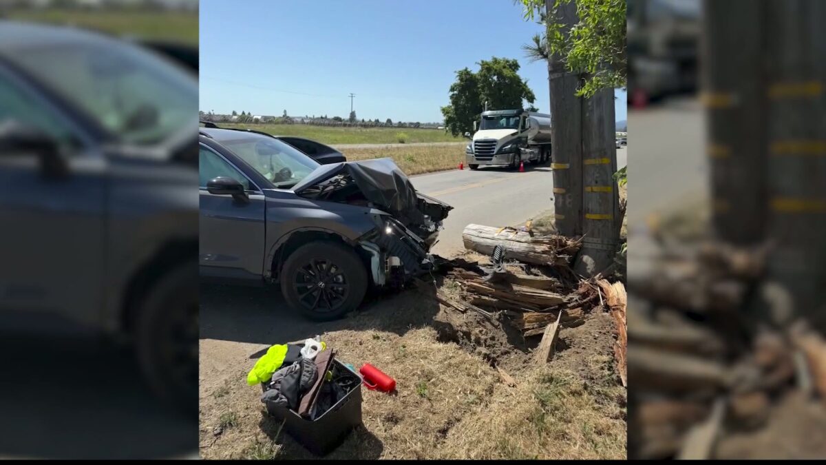 Overnight road closure at Lakeview north of Highway 129 due to downed power pole; CHP Santa Cruz