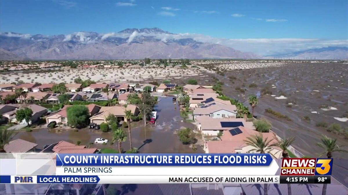 Agency: Portion of Palm Springs now better protected from floods