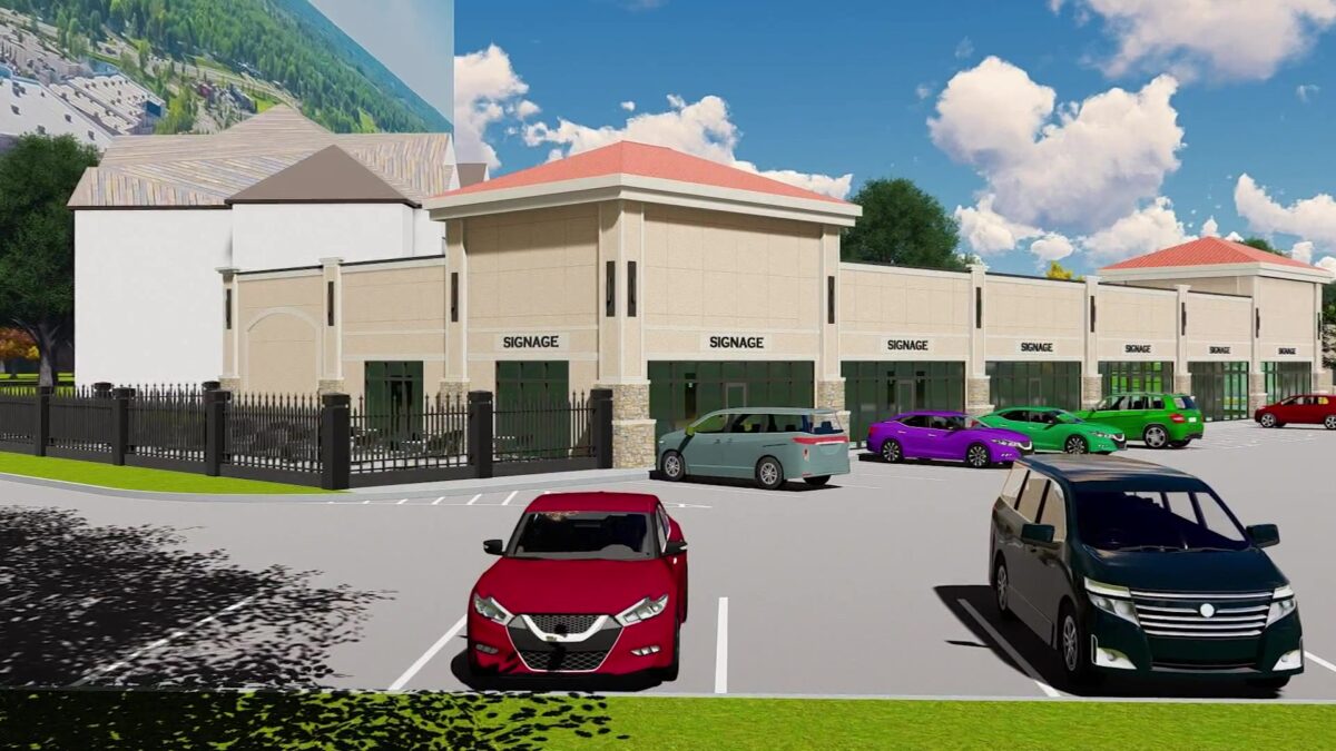 New shopping center