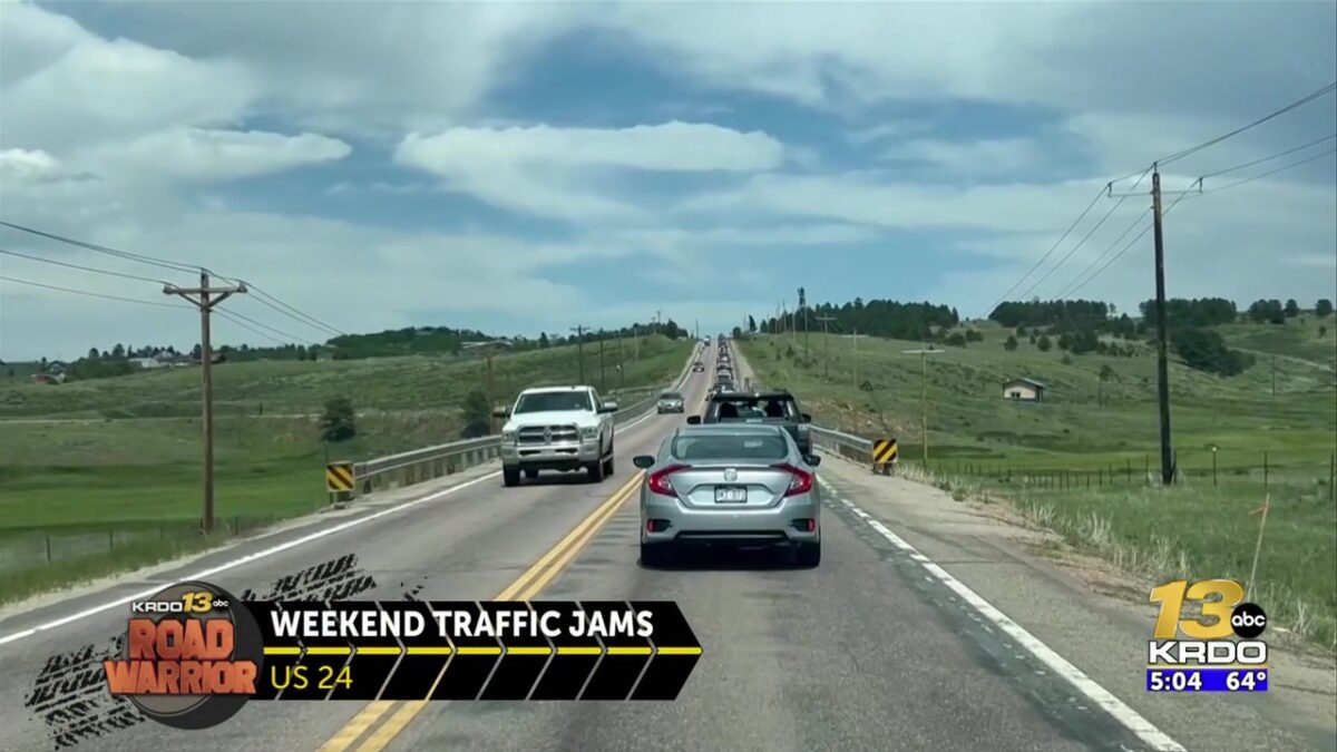 Repaving project on US 24 in Teller County has drivers frustrated about traffic congestion