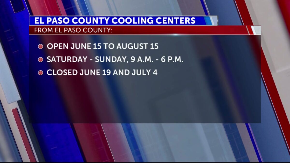 El Paso County prepares cooling centers ahead of summer