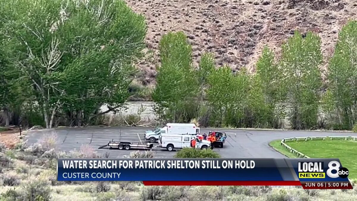 High water levels stall search for Patrick Shelton’s remains