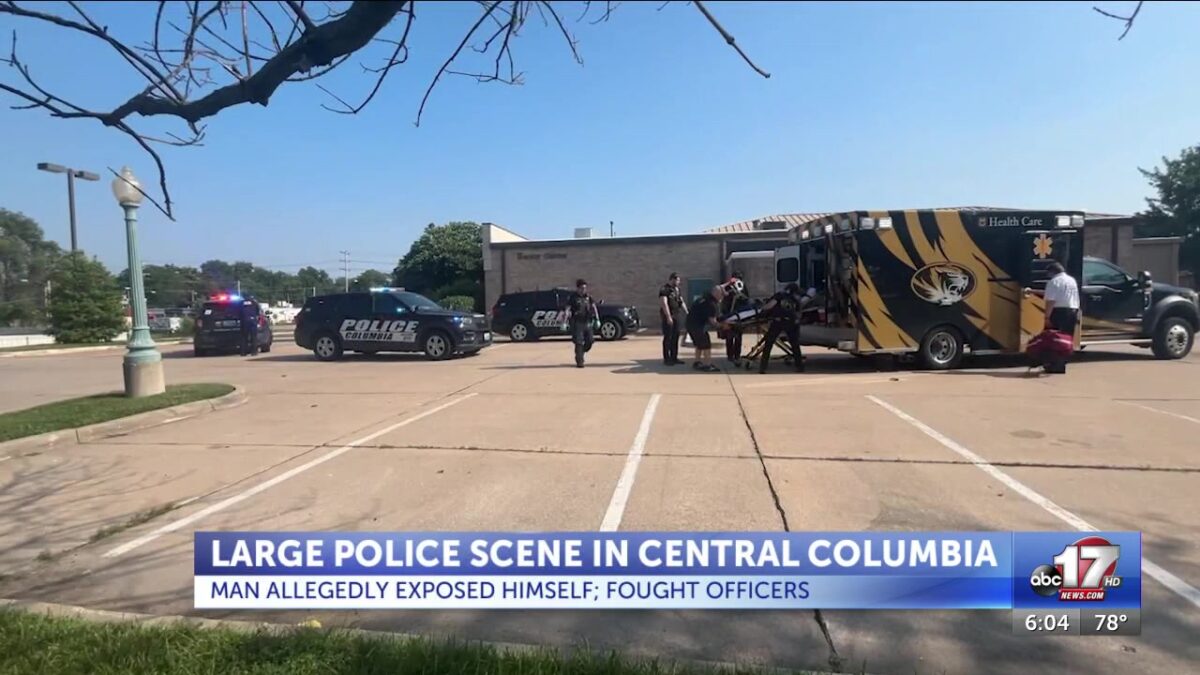 Police: Man tried fighting officers after exposing himself to minor