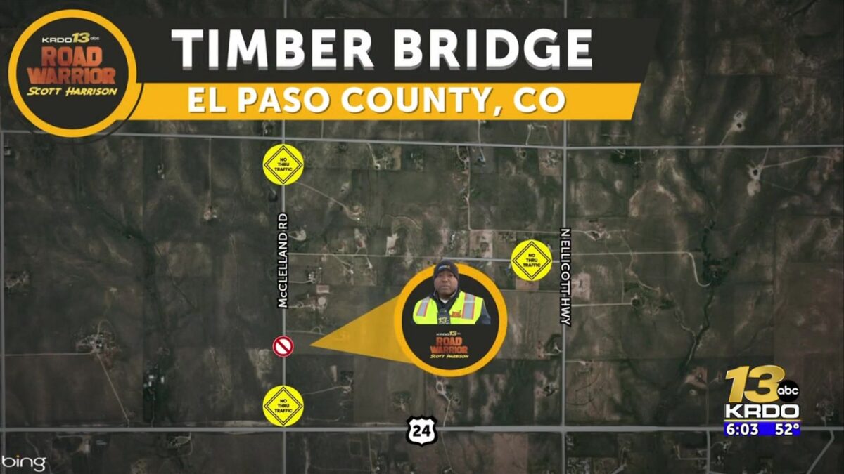 El Paso County begins process of replacing remaining timber bridges from the mid-1900s