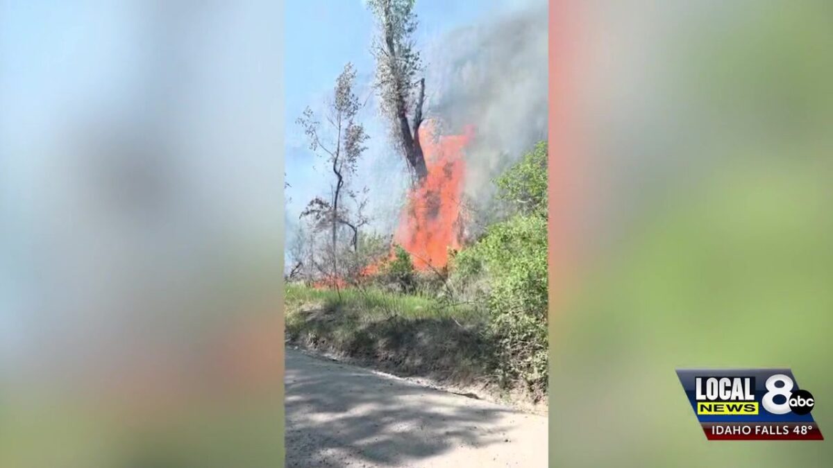 Fire on Heise River Road injures firefighter