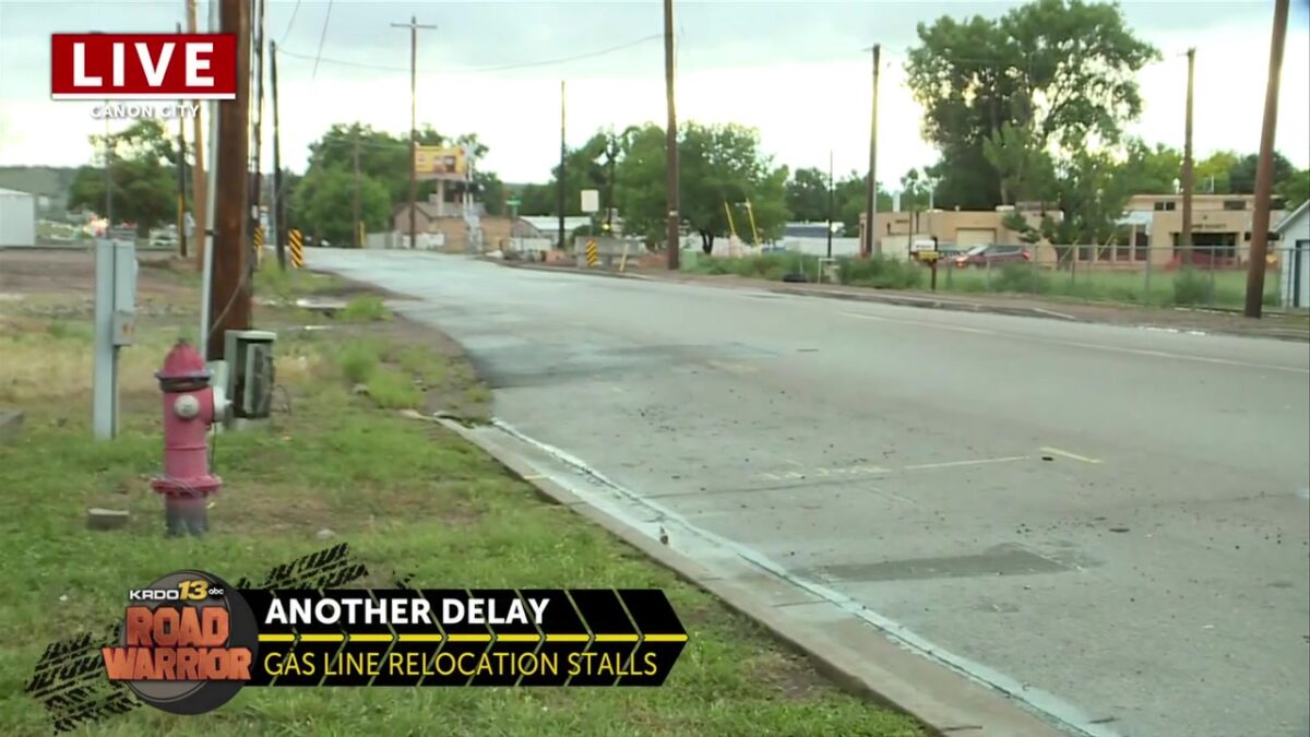 Cañon City water main relocation project pauses for summer after three unsuccessful attempts