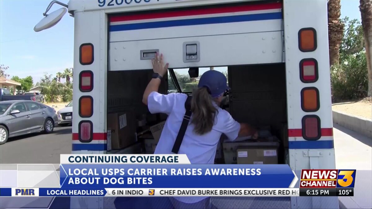 Local USPS carrier discusses importance of Dog Bite Awareness Month