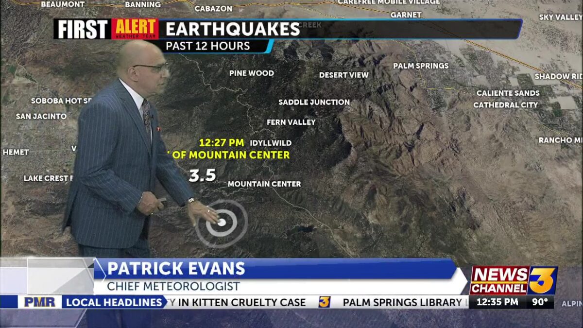 M 3.2 earthquake strikes near Idyllwild