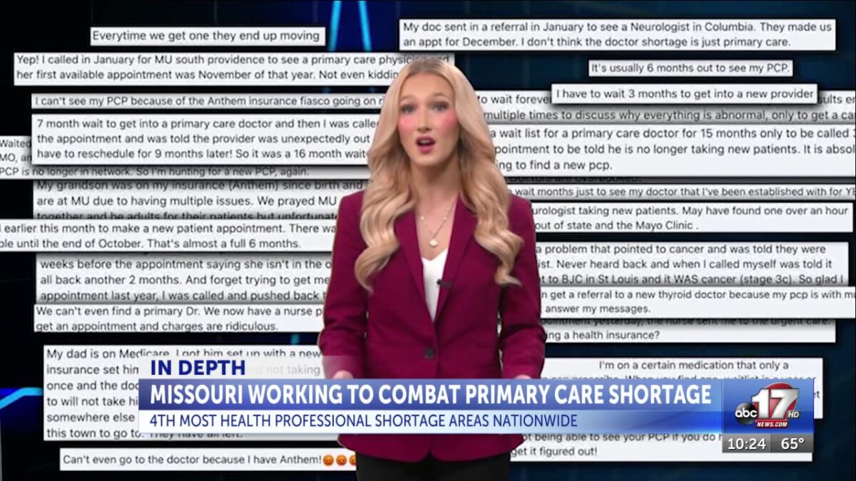 Missouri’s primary care shortage is causing patients to put their health on hold