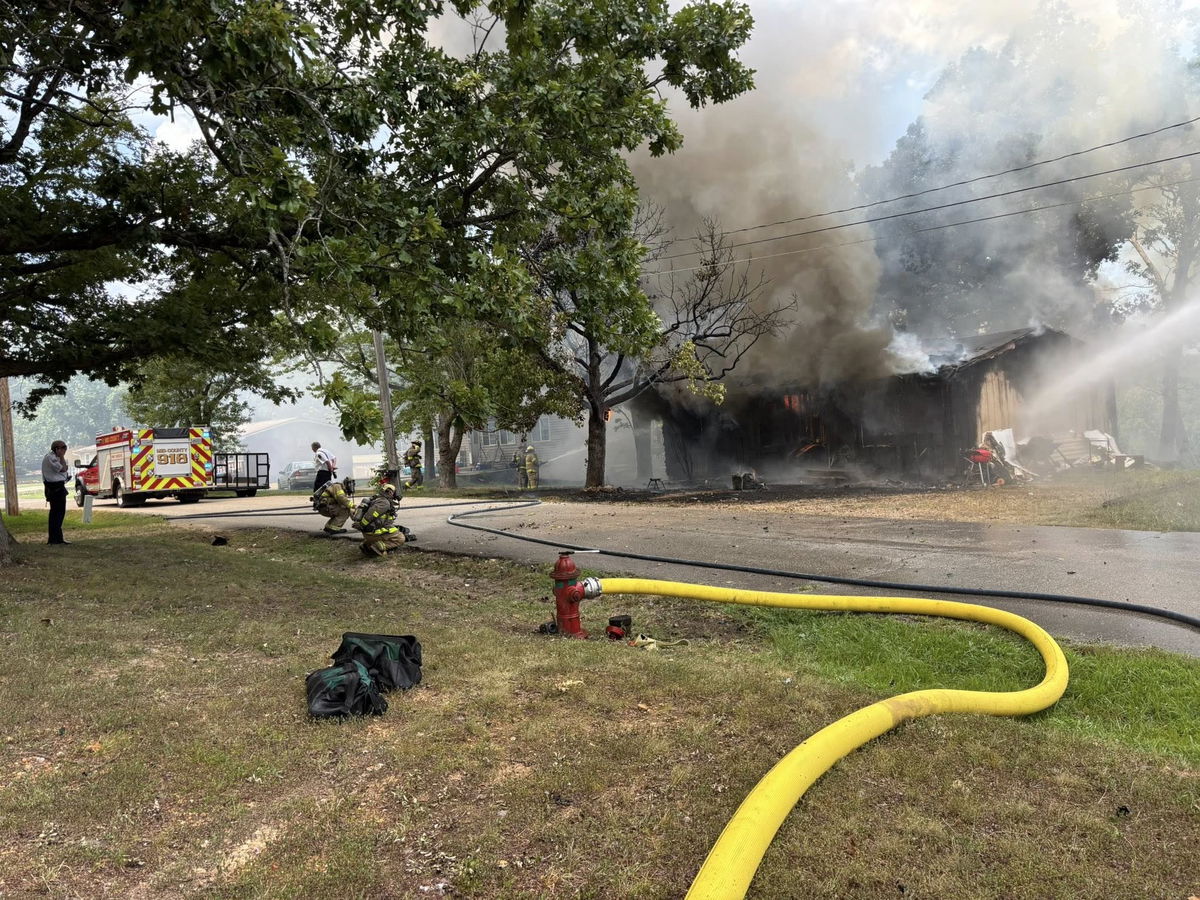 ‘Several’ firefighters treated at scene of Camdenton house fire
