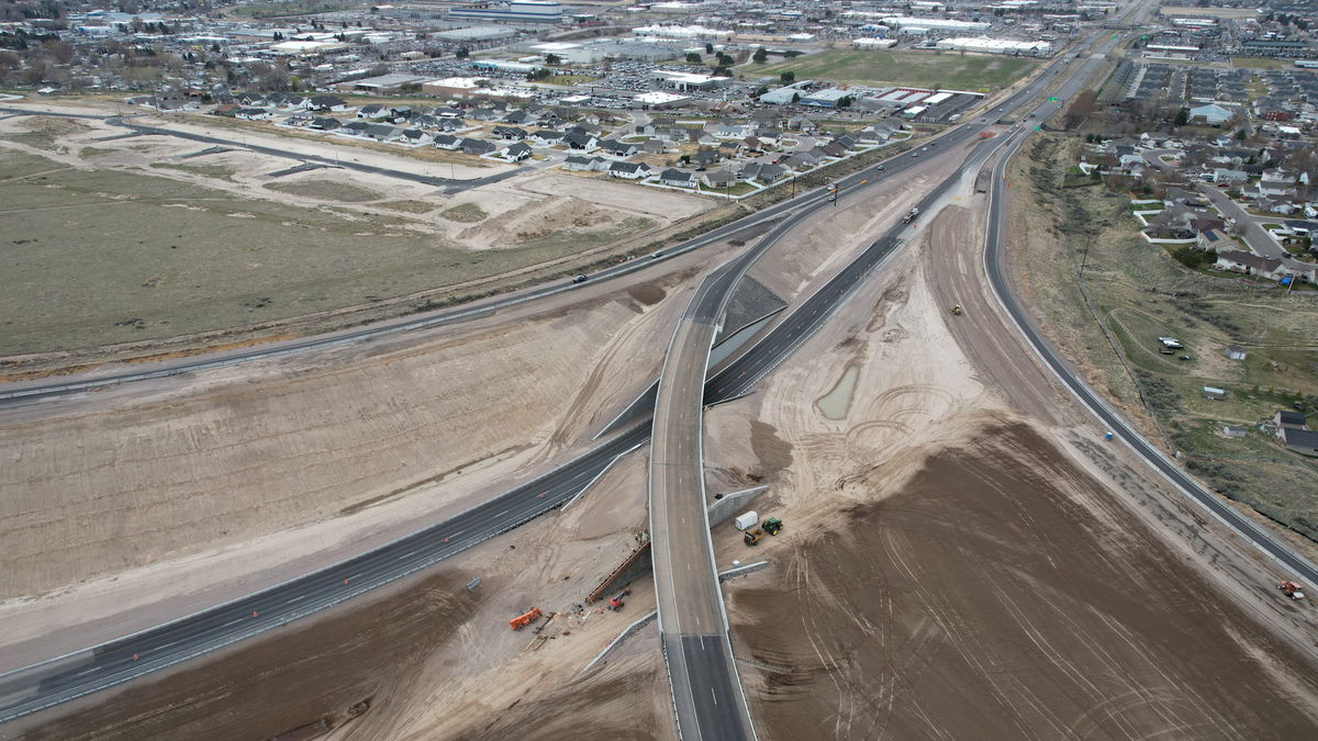 “Flying-Y” Interchange project in Pocatello wraps up