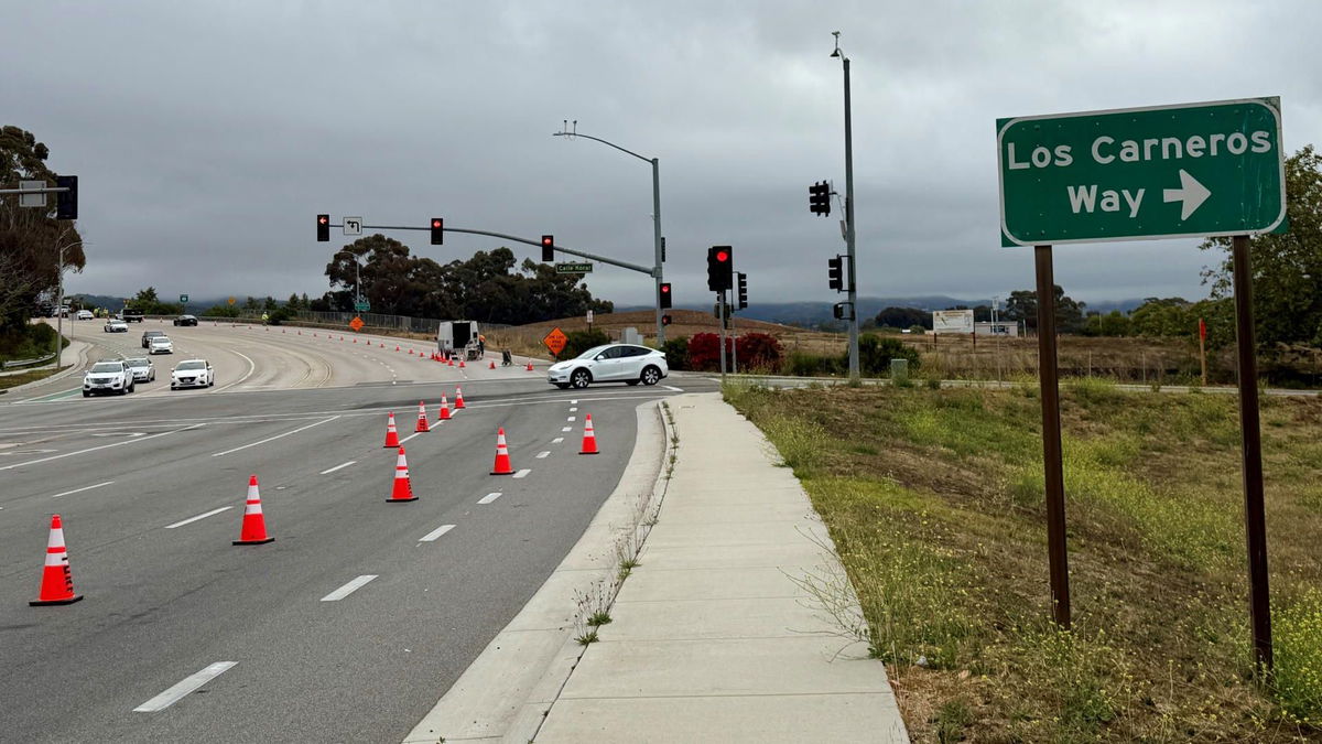City of Goleta announces Lane Closures on Los Carneros Road