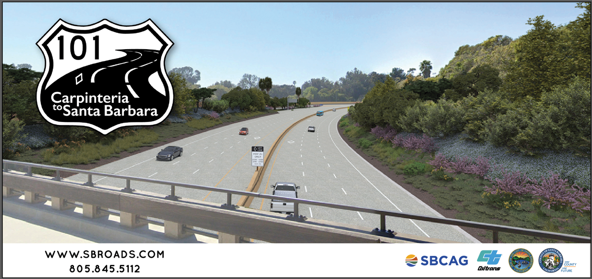 Highway 101 Traffic to Shift Southbound between Montecito and Santa Barbara this Weekend