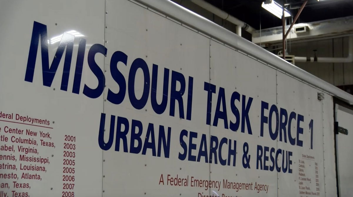 Missouri Task Force One forced to suspend operations due to severe weather threats