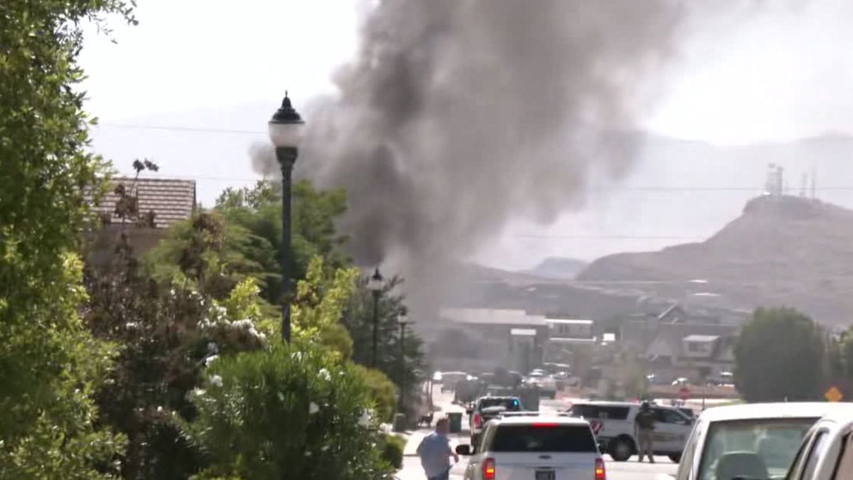 Suspect in custody after standoff and fire in Southern Utah