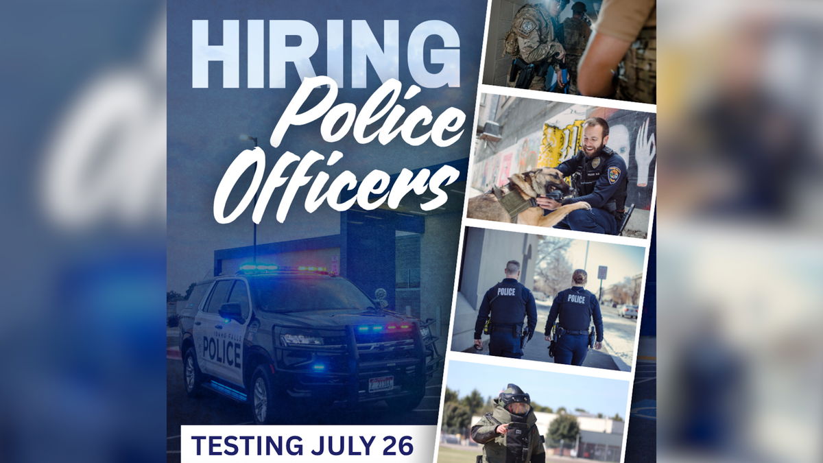 Idaho Falls Police hiring new officers – Testing July 26 & test prep on July 12